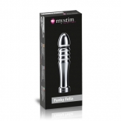 Ребристый фаллоимитатор для электростимуляции Funky Fella Rill Dildo - 13 см. - MyStim - купить с доставкой в Грозном