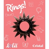 Чёрное эрекционное кольцо Rings Cristal - Lola Games - в Грозном купить с доставкой