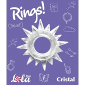 Прозрачное эрекционное кольцо Rings Cristal - Lola Games - в Грозном купить с доставкой