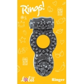 Чёрное эрекционное кольцо Rings Ringer - Lola Games - в Грозном купить с доставкой