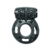 Черное эрекционное кольцо с вибрацией Rings Axle-pin - Lola Games - в Грозном купить с доставкой