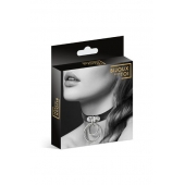 Черный чокер с двумя кольцами - Bijoux Pour Toi - купить с доставкой в Грозном