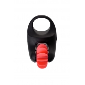Чёрно-красное эрекционное виброкольцо Erotist - Erotist Adult Toys - в Грозном купить с доставкой