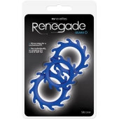 Набор из 3 синих эрекционных колец Renegade Gears - NS Novelties - в Грозном купить с доставкой
