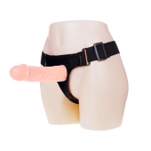 Телесный фаллоимитатор на трусиках Jessica Strap-On - 15,5 см. - Baile - купить с доставкой в Грозном