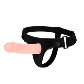 Телесный фаллоимитатор на трусиках Jessica Strap-On - 15,5 см. - Baile - купить с доставкой в Грозном