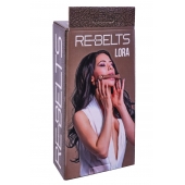 Кляп-трензель Lora с металлическими кольцами - Rebelts - купить с доставкой в Грозном