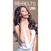 Кляп-трензель Lora с металлическими кольцами - Rebelts - купить с доставкой в Грозном