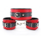 Кожаный БДСМ-набор - БДСМ Арсенал - купить с доставкой в Грозном