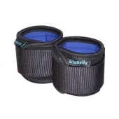 Неопреновые черно-синие наручники - Sitabella - купить с доставкой в Грозном