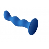 Синяя анальная пробка Terra - 12 см. - Le Frivole