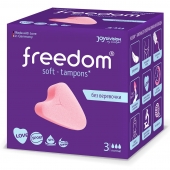 Женские гигиенические тампоны без веревочки FREEDOM normal - 3 шт. - Freedom - купить с доставкой в Грозном