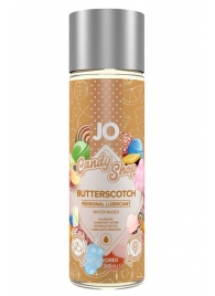 Смазка на водной основе Candy Shop Butterscotch с ароматом ирисок - 60 мл. - System JO - купить с доставкой в Грозном
