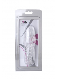Прозрачная насадка с шишечками и шипами - 13,5 см. - Toyfa Basic - в Грозном купить с доставкой