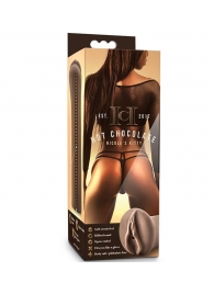 Коричневый мастубратор-вагина Nicole s Kitty - Blush Novelties - в Грозном купить с доставкой
