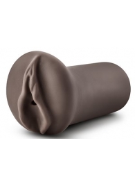 Коричневый мастубратор-вагина Nicole s Kitty - Blush Novelties - в Грозном купить с доставкой