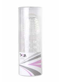 Прозрачная закрытая гелевая насадка - 13,5 см. - Toyfa Basic - в Грозном купить с доставкой