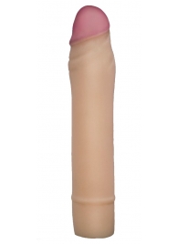 Телесная насадка-удлинитель из неоскин - 19,5 см. - LOVETOY (А-Полимер) - в Грозном купить с доставкой