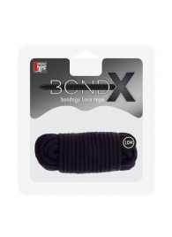 Черная веревка для связывания BONDX LOVE ROPE - 10 м. - Dream Toys - купить с доставкой в Грозном