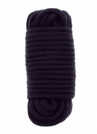 Черная веревка для связывания BONDX LOVE ROPE - 10 м. - Dream Toys - купить с доставкой в Грозном