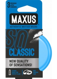 Классические презервативы в железном кейсе MAXUS Classic - 3 шт. - Maxus - купить с доставкой в Грозном