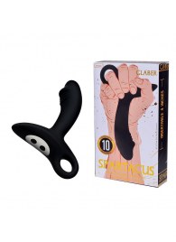 Черный силиконовый анальный вибромассажер Erokey - Erokay - в Грозном купить с доставкой