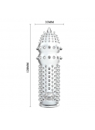 Закрытая прозрачная насадка Crystal sleeve - 14,2 см. - Erowoman-Eroman - в Грозном купить с доставкой