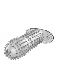 Закрытая прозрачная насадка Crystal sleeve - 12 см. - Erowoman-Eroman - в Грозном купить с доставкой