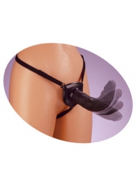 Черный податливый страпон Posable Partner Strap-On - 17,8 см. - Pipedream - купить с доставкой в Грозном