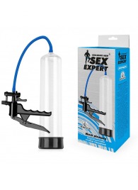 Прозрачная вакуумная помпа Sex Expert с ручным насосом - Sex Expert - в Грозном купить с доставкой