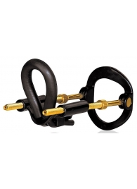 Черный экстендер-растяжитель пениса - Sex Expert - в Грозном купить с доставкой