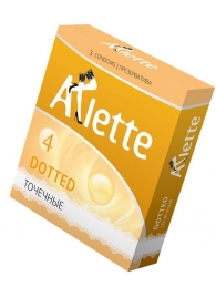 Презервативы Arlette Dotted с точечной текстурой - 3 шт. - Arlette - купить с доставкой в Грозном