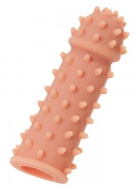 Телесная реалистичная насадка KOKOS Extreme Sleeve 03 с дополнительной стимуляцией - 12,7 см. - KOKOS - в Грозном купить с доставкой