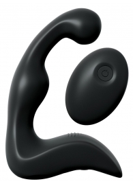 Черный вибромассажер простаты с пультом ДУ Control P-Spot Pro - Pipedream - в Грозном купить с доставкой