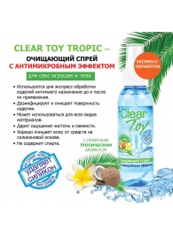 Очищающий спрей для игрушек CLEAR TOY Tropic - 100 мл. - Биоритм - купить с доставкой в Грозном