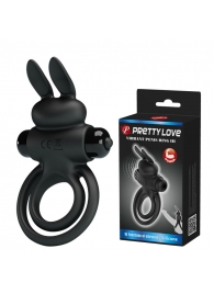 Черное эрекционное кольцо с вибростимуляцией клитора Vibrant Penis Ring III - Baile - в Грозном купить с доставкой