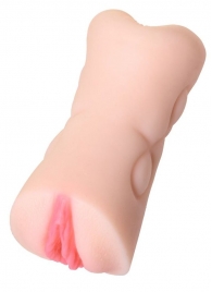 Телесный двусторонний мастурбатор Rich Fruit - вагина и анус - ToyFa - в Грозном купить с доставкой