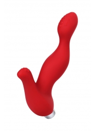 Красный силиконовый вибростимулятор простаты Proman - 12,5 см. - ToyFa - в Грозном купить с доставкой