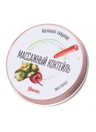 Массажная свеча «Массажный коктейль» с ароматом пина колады - 30 мл. - ToyFa - купить с доставкой в Грозном