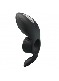 Черное кольцо на пенис с вибрацией Vibration Penis Sleeve - Baile - в Грозном купить с доставкой