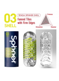 Мастурбатор SPINNER Shell - Tenga - в Грозном купить с доставкой