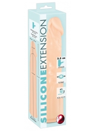 Телесная насадка-удлинитель Silicone Extension - 19 см. - Orion - в Грозном купить с доставкой