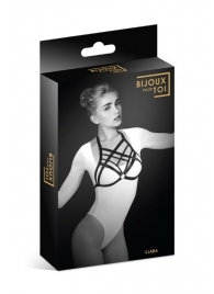 Черная упряжь на грудь Clara - Bijoux Pour Toi - купить с доставкой в Грозном