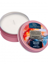 Массажная свеча  Фруктовая фантазия - БиоМед - купить с доставкой в Грозном