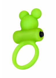 Зеленое виброкольцо на пенис A-Toys - A-toys - в Грозном купить с доставкой