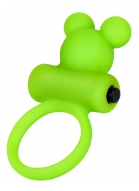 Зеленое виброкольцо на пенис A-Toys - A-toys - в Грозном купить с доставкой