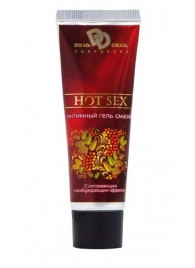 Интимный лубрикант с разогревающим эффектом HOT SEX - 30 мл. - БиоМед - купить с доставкой в Грозном