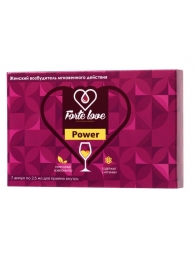 Женский возбудитель мгновенного действия Forte Love Power - 7 ампул (2,5 мл.) - Капиталпродукт - купить с доставкой в Грозном