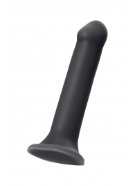 Черный фаллос на присоске Silicone Bendable Dildo XL - 20 см. - Strap-on-me - купить с доставкой в Грозном