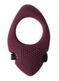 Бордовое эрекционное виброкольцо Pure Passion Sunset - Lola Games - в Грозном купить с доставкой